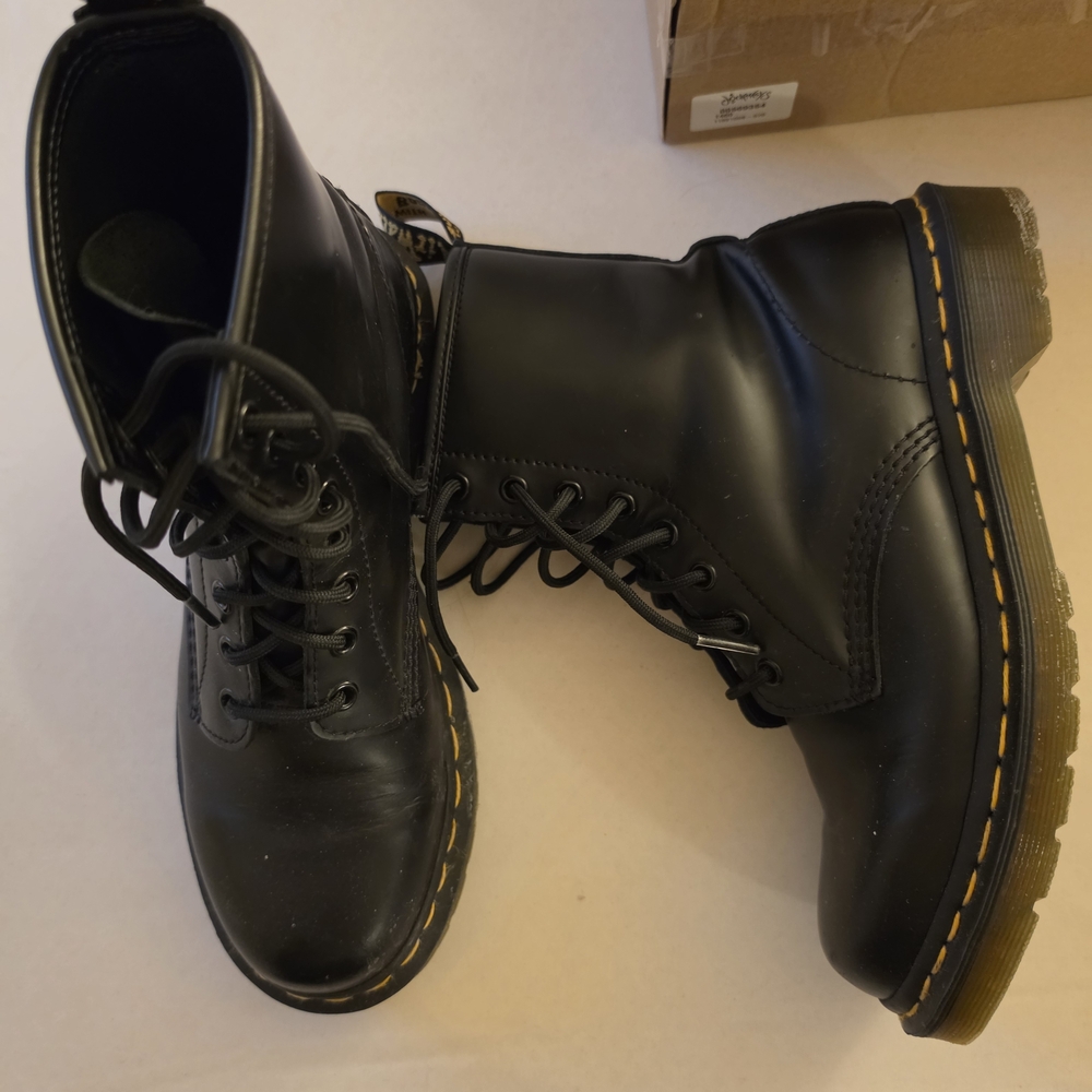 Dr. Martens Black Leather Boots - Picture 7 of 7